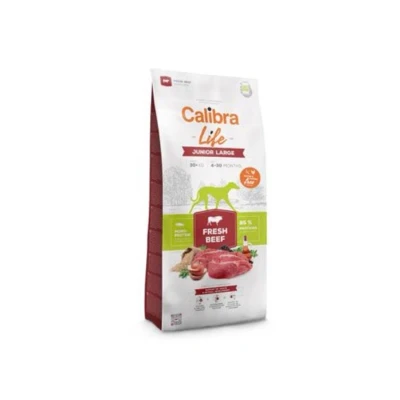 Obrázek CALIBRA Dog Life Junior Large Fresh Beef 12kg