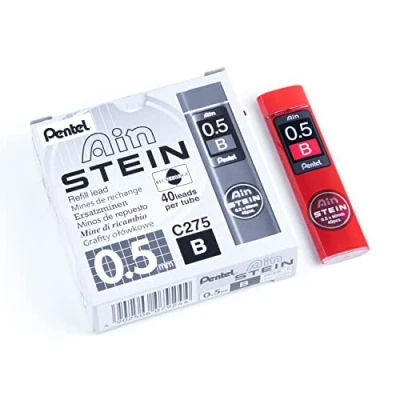 Obrázek Pentel Ain STEIN C275 jemné tuhy, 40 náplní v plechovce, 0,5 mm, stupeň tvrdosti B (12 dávek)