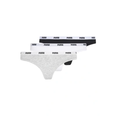 Obrázek Puma 3 PACK Tanga, Ženy, Velikost: Small, Black