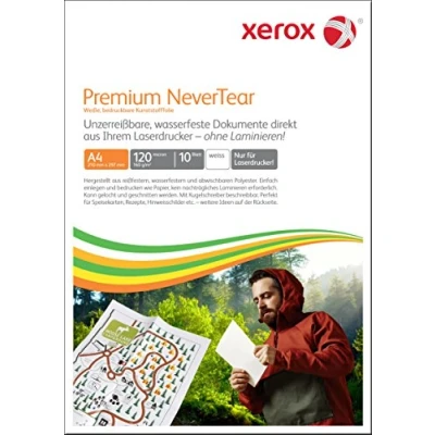 Obrázek Xerox Premium NeverTear plastový papír 003R98126 A4 210 x 297 mm, 160 g/m² speciální pro laserové tiskárny a kopírky 10 listů bílý