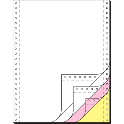 Obrázek SIGEL 33244 nekonečný papír 12 palců x 240 mm (A4 vysoký), 60/53/57 g, 500 sad 4 kusů, do tiskárny