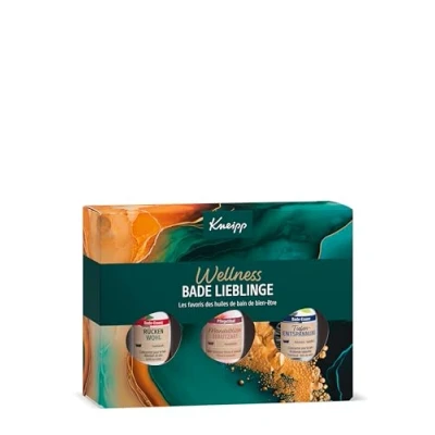 Obrázek Kneipp Dárková sada Wellness Bade Lieblinge dárkové balení se 3 oblíbenými koupelovými oleji od testovací velikosti pro seznámení a darování x 20 ml