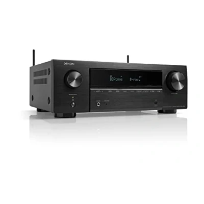 Obrázek Denon AVR X1700HDAB 7.2kanálový AV přijímač, Hifi zesilovač s Dolby Atmos, DTS:X, 6 HDMI vstupů a 1 výstup, 8K HDMI, Bluetooth, WLAN, AirPlay 2, HEOS Multiroom, kompatibilní Alexa