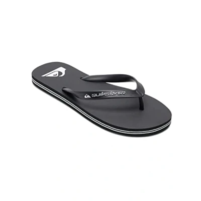 Obrázek Quiksilver Molokai CORE Tongs Sandály s odděleným palcem, Muži, Velikost: 45, Black 1 Umělé vlákno