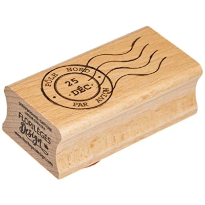 Obrázek Florilèges Design Stempel fc310047 beige Weihnachten Scrapbooking 3 x 6 2,5 cm