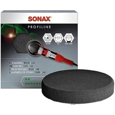 Obrázek SONAX Pěnová podložka měkká 160 (1 kus) super houba s jemnými póry pro strojové leštění laků č. výr. 04932410