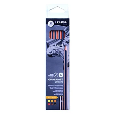 Obrázek LYRA Graduate Graphite Artistic Set, Kartonetui mit 6 Stiften