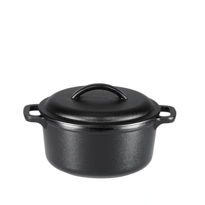 Obrázek AmazonBasics holandská trouba z litiny, dvě kliky, 1,89 l