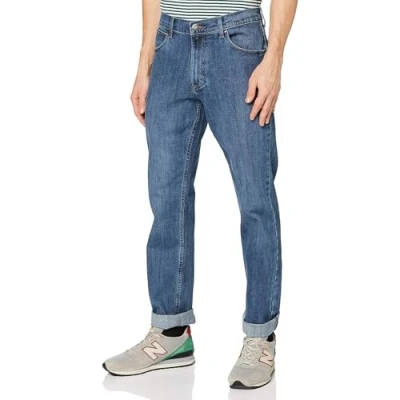 Obrázek Wrangler Pánské Red Kabel Regular Jeans, Mid Stone