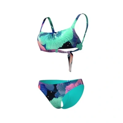 Obrázek arena Damen Women&#039;s Water Prints Bikini Bralette Two Piece Swimsuit, Sea Floor, XS EU