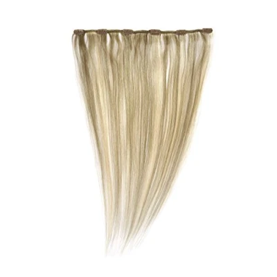 Obrázek American Dream Jednodílné 100% pravé vlasy clip in Extensions barva 14/22 přírodní popel blond/plážová blond 46 cm, 1 balení (1 x kus)