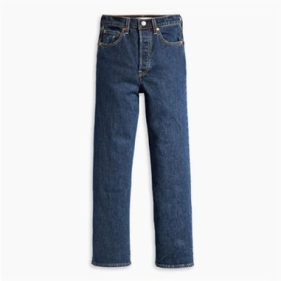 Obrázek Levi&#039;s Dámské Ribcage Straight Ankle Jeans, Salsa Dark Stone, 28 W/29 L