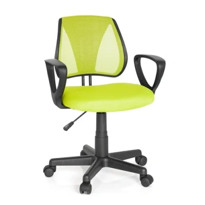 Obrázek hjh OFFICE 725104 otočná židle pro děti a mládež KIDDY CD síťovina růžová výškově nastavitelné opěradlo zad, s loketními opěrkami