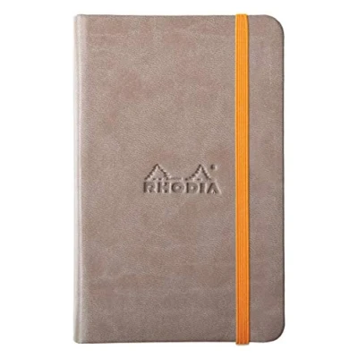 Obrázek Rhodia 118644C Rhodiarama Book (A6 poznámkový blok s gumovým páskem, linkovaný, 96 listů) 1 kus krteček