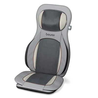 Obrázek Beurer MG 320 shiatsu masážní sedák, pro záda, šíji a stehna, dodatečná kompresní masáž vzduchu, funkce světla tepla