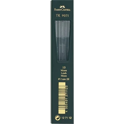 Obrázek FABER CASTELL 127112 10 návody TK 9071, tloušťka tuhy: 2,0 mm, stupeň tvrdosti: 2H
