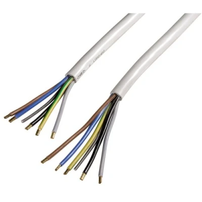 Obrázek Xavax připojovací kabel 110971, pro elektrické sporáky, 2,5 m, ohebný přívodní sporáky/trouba, elektrický přívod/sporákový kabel, H05VV F, bílý