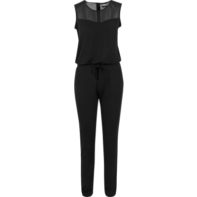 Obrázek Urban Classics Ladies TECH MESH LONG Jumpsuit Overal, Ženy, Velikost: Medium, Black