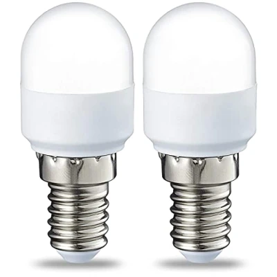 Obrázek Amazon Basics Světelný zdroj LED, E 14, T25, žárovka do ledničky, 1,7 W (odpovídá žárovce 15 W), teplá bílá, nestmívatelná, 2 kusy