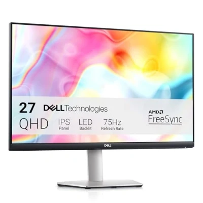 Obrázek Dell S2722DC USB C 27 palců QHD (2560 x 1440) monitor, 75 Hz, IPS, 4 ms, AMD FreeSync, 99% sRGB, zabudované reproduktory, C, 2x HDMI, USB, 3 roky záruka, Platinum Silver