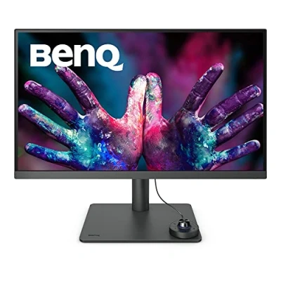 Obrázek BenQ PD2705U grafický monitor (AQCOLOR technologie, 27 palců, 4K UHD, IPS, P3 barevný prostor, nabíjení USB C, DP / HDMI, KVM, kalibrováno hardware, nastavitelná výška), kompatibilní s MacBook