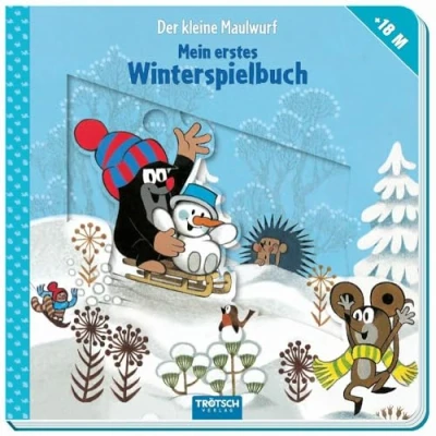Obrázek Der kleine Maulwurf Winterspielbuch ab 18 Monaten: Mit vielen Schiebe und Spielelementen
