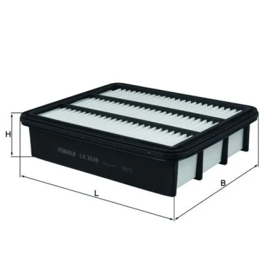 Obrázek KNECHT LX 3539 motorový prostor