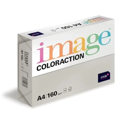 Obrázek Image Coloraction Iceland barevný papír do kopírky DIN A4, 210 x 297 mm, 160 g/m² barevný, bezdřevý tiskárny 250 listů šedý