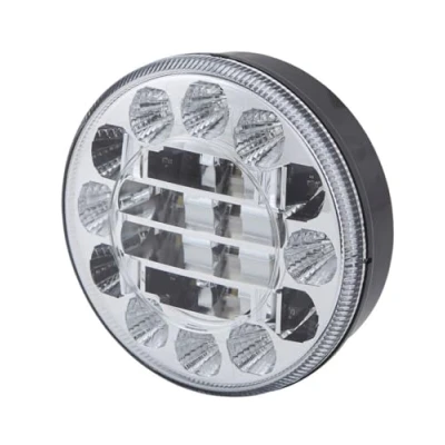 Obrázek HELLA VALUEFIT LED zpětný světlomet 12V / 24V montáž dvoubodové upevnění kabel: 260mm konektor: otevřené konce kabelů 2ZR 357 027 041, stříbrný