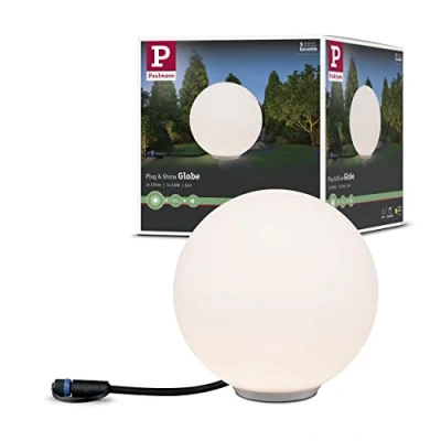 Obrázek Paulmann 94177 Plug &amp; Shine Světelný objekt Globe IP67 3000K 235lm 24V Kulové světlo Venkovní Zahradní osvětlení Terasy