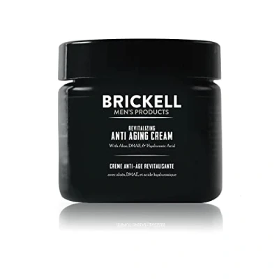 Obrázek Pánský krém na obličej Brickell revitalizující proti stárnutí pro muže přírodní a organický vráskám s aloe, DMAE kyselinou hyaluronovou 59 ml parfémovaný noční