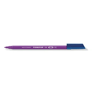 Obrázek STAEDTLER 3266 fixy Noris Club, cca 1,0 mm, omyvatelné, 10 kusů v kartonovém pouzdře, fialová