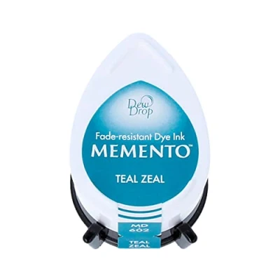 Obrázek Memento Dew Drop Ink Pads MD000602 InPads Tsukineko Pad, Teal Zeal
