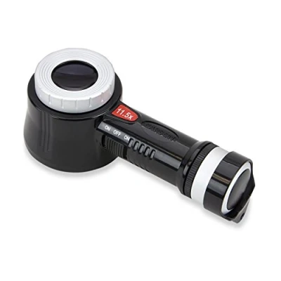 Obrázek Carson CP 45 MeasureLoupe 11,5x Messlupe mit LED, UV Licht und Messskala