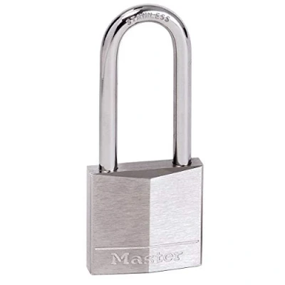Obrázek Master Lock 640EURD Marine visací zámek s klíčem a dlouhým držadlem, šedá, 9,5 x 4 1,3 cm