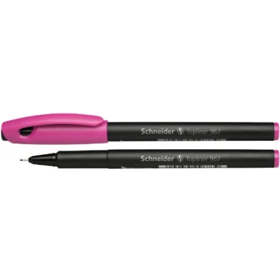 Obrázek Schneider Topliner 967 Fineliner (tloušťka linky 0,4 mm) 1 kus růžový