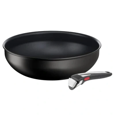 Obrázek Tefal Ingenio Eco Resist On Kochgeschirr, 3 p, stapelbar, Induktion, leicht zu reinigen, Antihaftbeschichtung, Kochstartanzeige, gesundes Kochen, L7679302