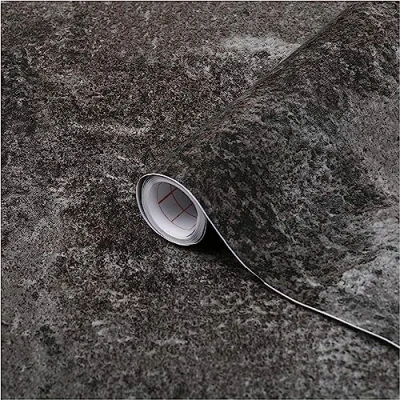 Obrázek d c fix nábytková lepicí fólie Avellino beton vzhled betonu 67,5 cm x 2 m samolepicí kuchyňská kuchyně skříň stůl okenní parapet kamene moderní tmavě