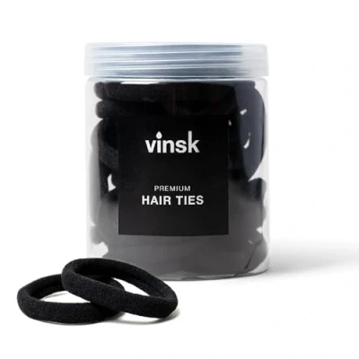 Obrázek vinsk® UNISEX gumičky do vlasů pro dámy a pány ve velké sadě [50 ks] šetrná měkká gumička muže elastické s dobrým držením I univerzální copánková guma