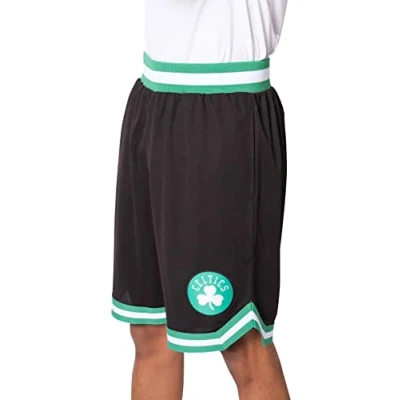 Obrázek Ultra Game Pánské tkané NBA Woven Team Logo Poly Mesh Basketball Shorts
