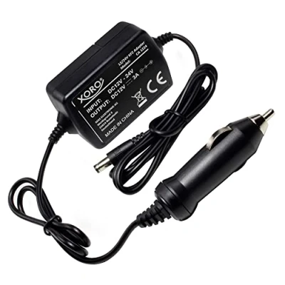 Obrázek XORO 12 V / 24 adaptér do auta CA 1224 s přepětím a ochranou proti přehřátí, stabilizace napětí (výstup: 0 až 3 A), automatické rozpoznání přístroje