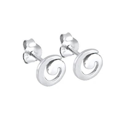 Obrázek Elli Ladies Studs 925 Sterling Silver Spiral Geo Filigrán