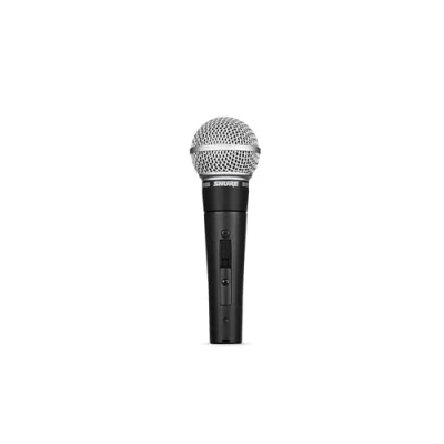 Obrázek Shure SM58SE Cardioid dynamický vokální mikrofon s přepínačem Eius, vestavěný pop filtr, A25D klip, paměťová taška, 3pinový konektor XLR (SM58S)