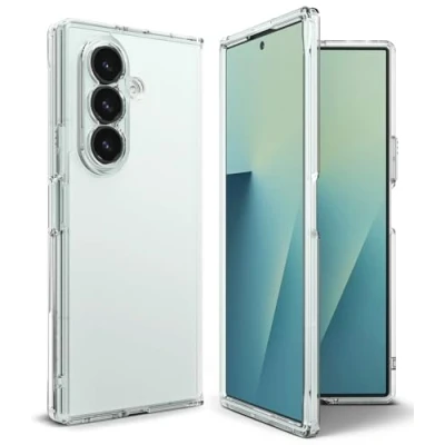 Obrázek Ringke Fusion [Dlouhotrvající jasnost] Kompatibilní s pouzdrem Samsung Galaxy Z Fold 7, odolné proti poškrábání tvrdé PC měkké TPU průhledné pouzdro na mobil čiré