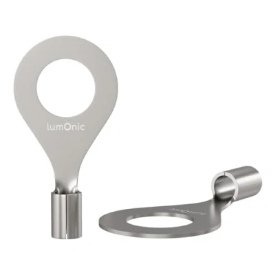 Obrázek Lumonic 25 x dutá kabelová oka 0,5 1,5 mm² I M6 neizolovaná M6, trubková mm2 kroužková očka, stlačitelná spojka