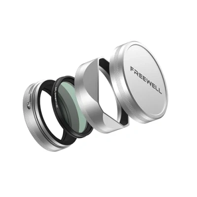 Obrázek Freewell CPL/GMIST (1/4) Filter Kit mit Gegenlichtblende für Fuji X100 Serie (X100, X100S, X100F, X100T, X100V, X100VI) (Silber)