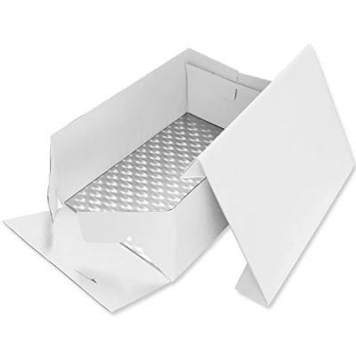 Obrázek PME Oblong Cake Baking Box &amp; Support Card Board 330 x 228 mm (13&quot; 9&quot; palců)