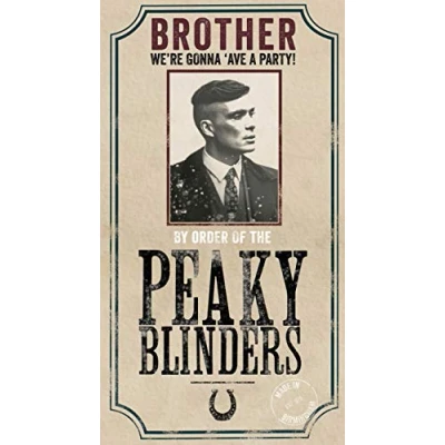 Obrázek Danilo Promotions LTD Peaky Blinders Geburtstagskarte für Bruder