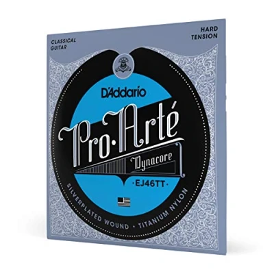 Obrázek D&#039;Addario struny pro koncertní kytaru akustická kytara akustickou klasickou EJ46TT sada strun ProArte Dynacore Titanium Trebles Hard Tension