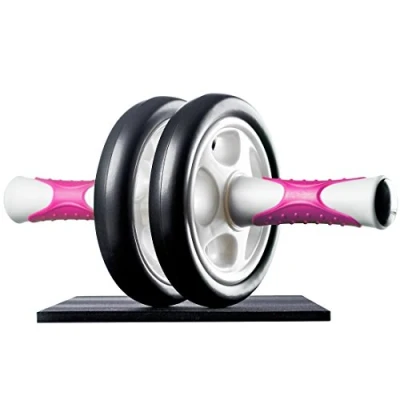Obrázek Ultrasport, přístroj na posilování břicha, příruční fitness a břišních svalů svalstva zad, včetně podložky pod kolena, Růžová, jednotná velikost